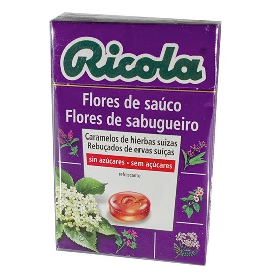 Imagen de RICOLA CARAMELOS FLOR SAUCO S/A 50 G.