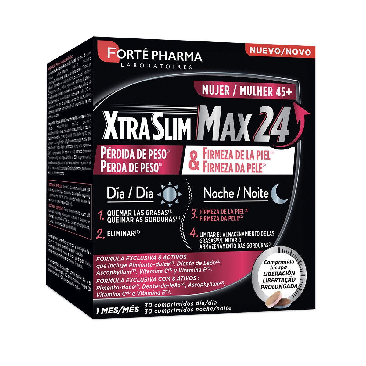 Imagen de XtraSlim Max 24 Mujer 45+ 60 comprimidos