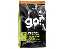 GO! CARNIVORE Grain Free Chicken, Turkey + Duck Puppy Dog 1,6 kg
