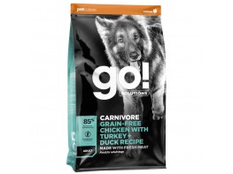 GO! CARNIVORE Grain Free Chicken, Turkey + Duck Adult Dog 1,6kg
